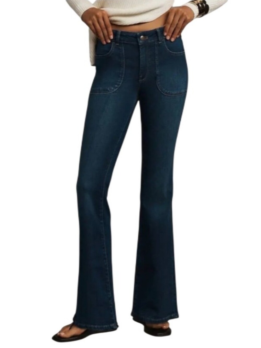 Anthropologie Pilcro The Demilune Bootcut Mid-Rise Denim Jeans